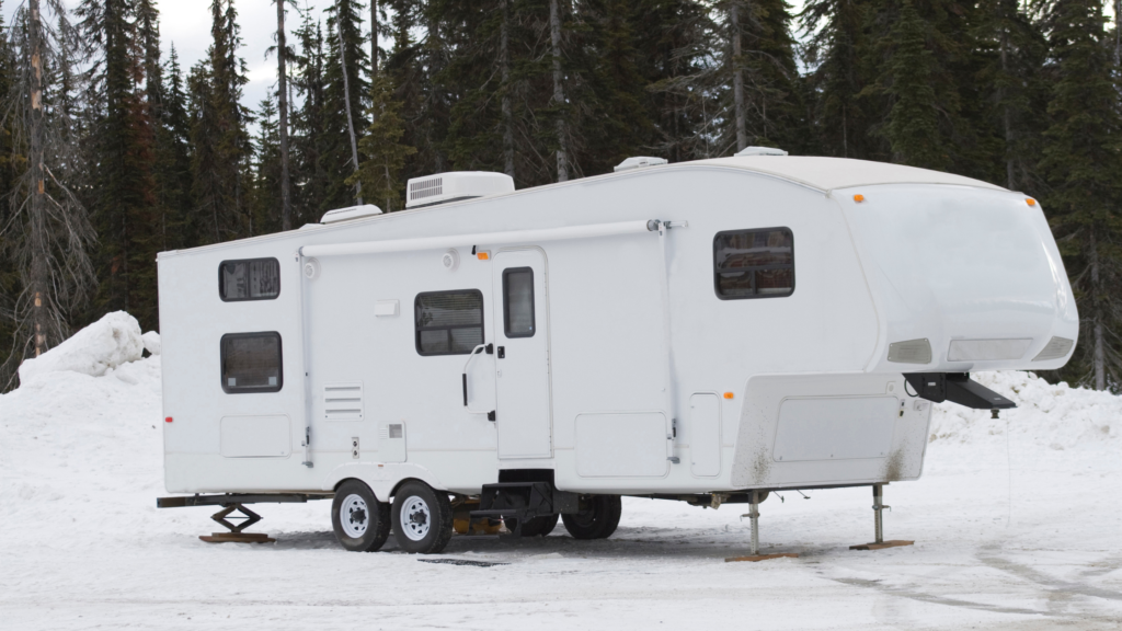 What is the best way to heat a camper in the winter?